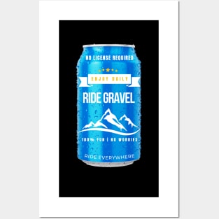 Ride Gravel Shirt, Gravel Bikes Shirt, Gravel Shirt, Gravel Bikes, Graveleur, Gravelista, Gravel Gangsta, No License Required Shirt Posters and Art